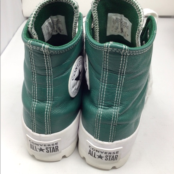 Chuck Taylor Green Converse Chelsea boot/sneakers - Picture 4 of 7